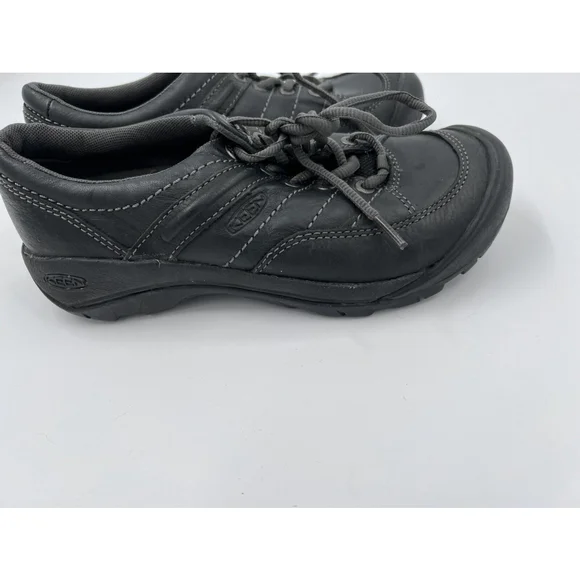Keen Presidio Shoes Women sz 6.5 Black Leather Comfort Walking Trail Active NWOT - Picture 6 of 8